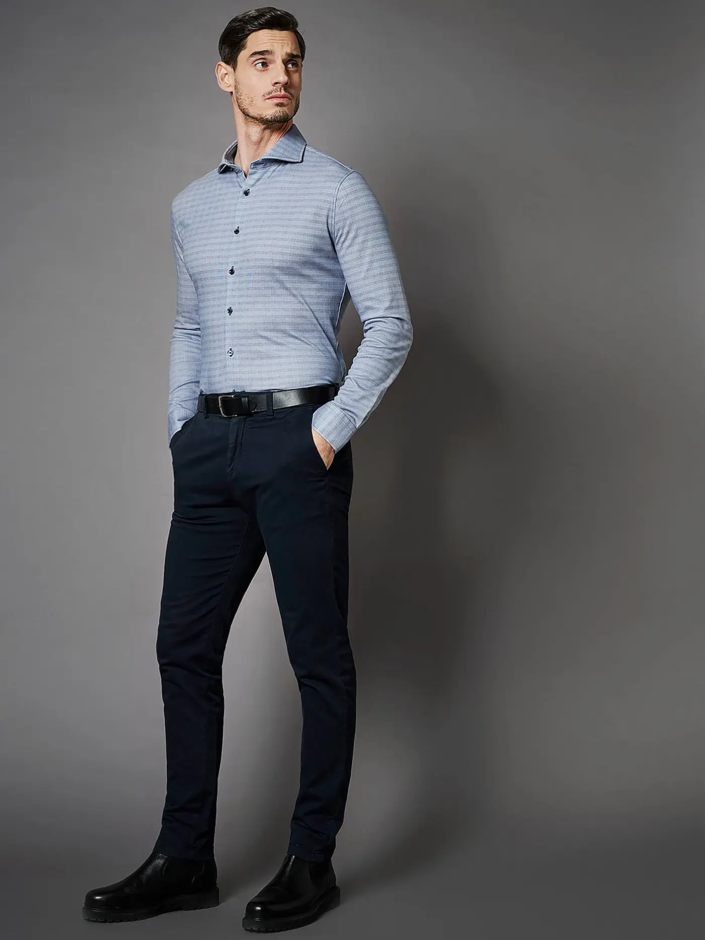 DESOTO | Hemd Slim Fit | dunkelblau